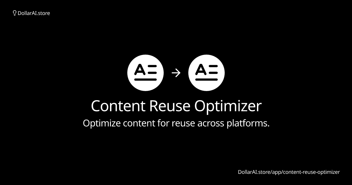 content-reuse-optimizer