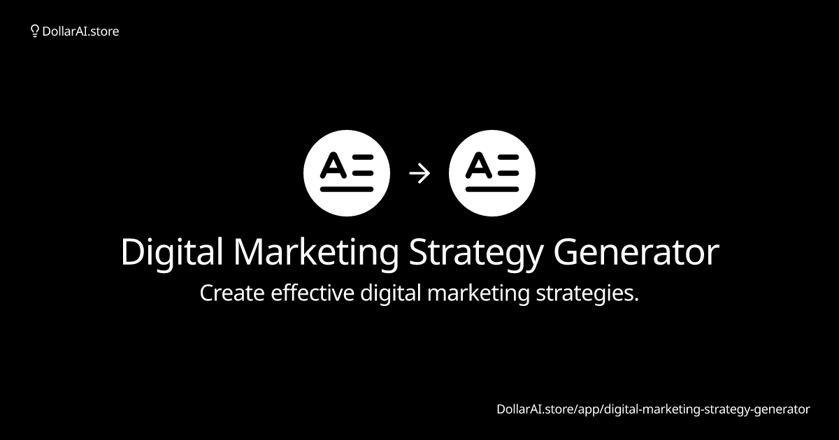 digital-marketing-strategy-generator