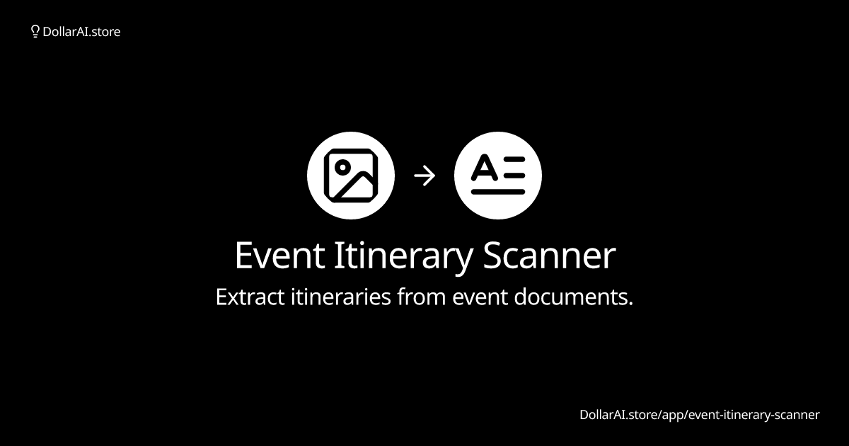 event-itinerary-scanner