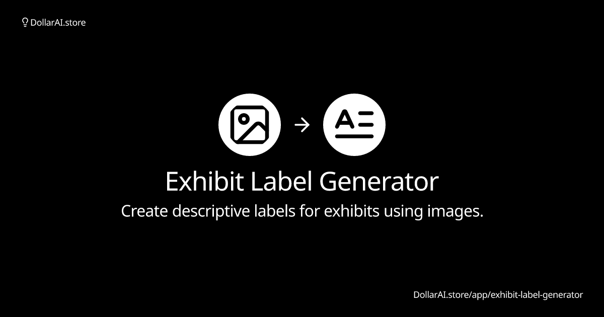 exhibit-label-generator