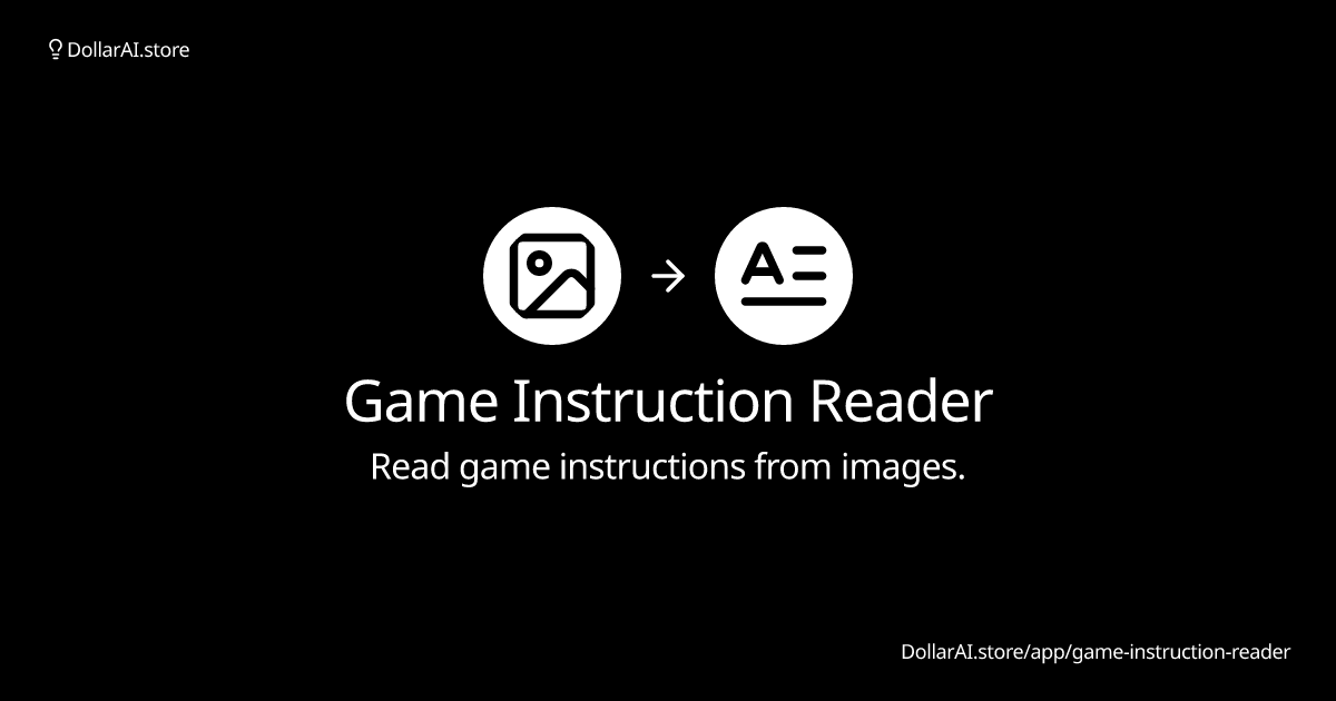 game-instruction-reader