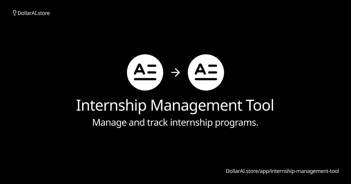 internship-management-tool