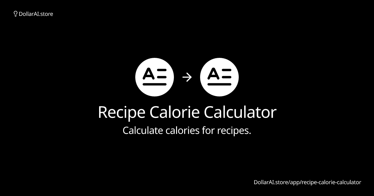 recipe-calorie-calculator