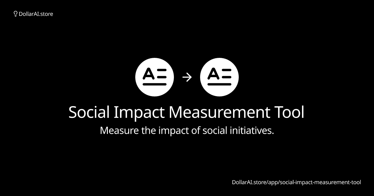 social-impact-measurement-tool